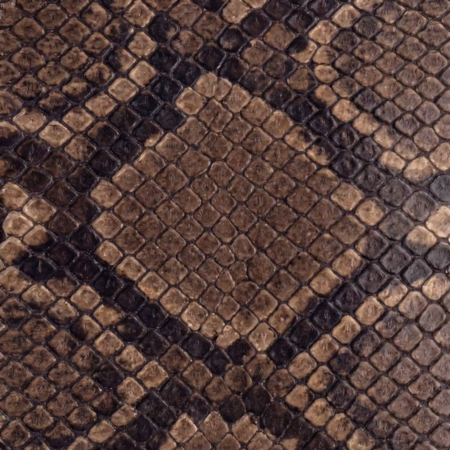 Behang - Python - Schubben - Brons