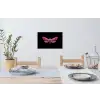 Vlinder - Roze - Nachtvlinder Muursticker klein -eettafel
