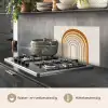 Minimalistisch - Boog - Lijnen - Beige keuken achterwand spatscherm klein -usp_NL