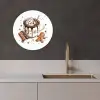 Chocomel - Decoratie - Koek - Winter - Kerst KitchenYeah - Keuken - Wandcirkel Forex klein -sfeer1