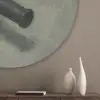 Haakse slijper - Schilderij - Gereedschap Akoestische PET Vilt - Rond klein -sfeer5_closeup