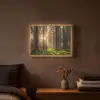 Bos - Gras - Zonlicht Light Box met batterij (Wandlamp) middel -sfeer4