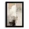 Abstract - Kunst - Grijs fotolijst zwart zonder passe partout klein -3d