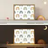 Patroon - Regenboog - Hartjes Light Box met batterij (Wandlamp kind) middel -sfeer3_kind
