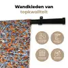 Blauw - Waterverf - Chaos Wandkleed katoen klein 269 -sfeer2