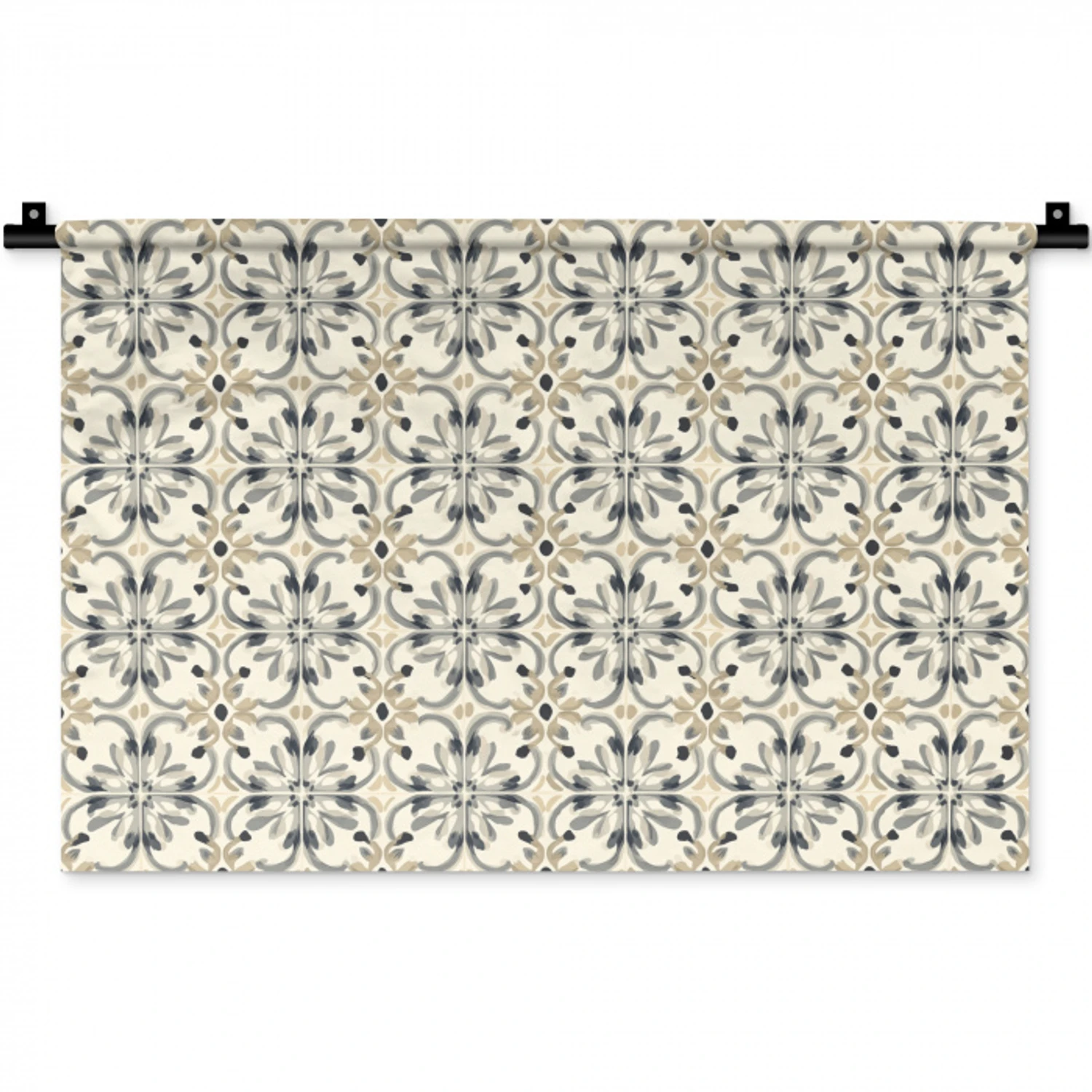 Floraal - Patroon - Kleurrijk Wandkleed katoen klein 269 -zz3d