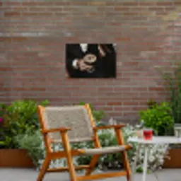 Hartje - Cocktail - Espresso Martini - Hand Tuinposter op houten frame 2 cm dik klein -sfeer3