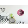 Panter - Luxe - Roze Wandcirkel aluminium klein -kinderkamer
