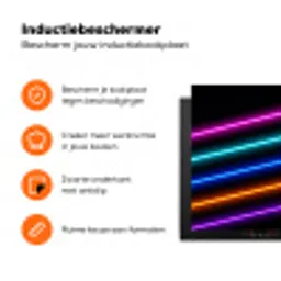 Esthetiek - Retro - Neon Inductie beschermer vinyl 3mm klein -zzzzzzz-td-ups