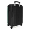 Lederen look kleur groen NBS - Handbagage koffer - Kinderen Unisex middel -achterkant