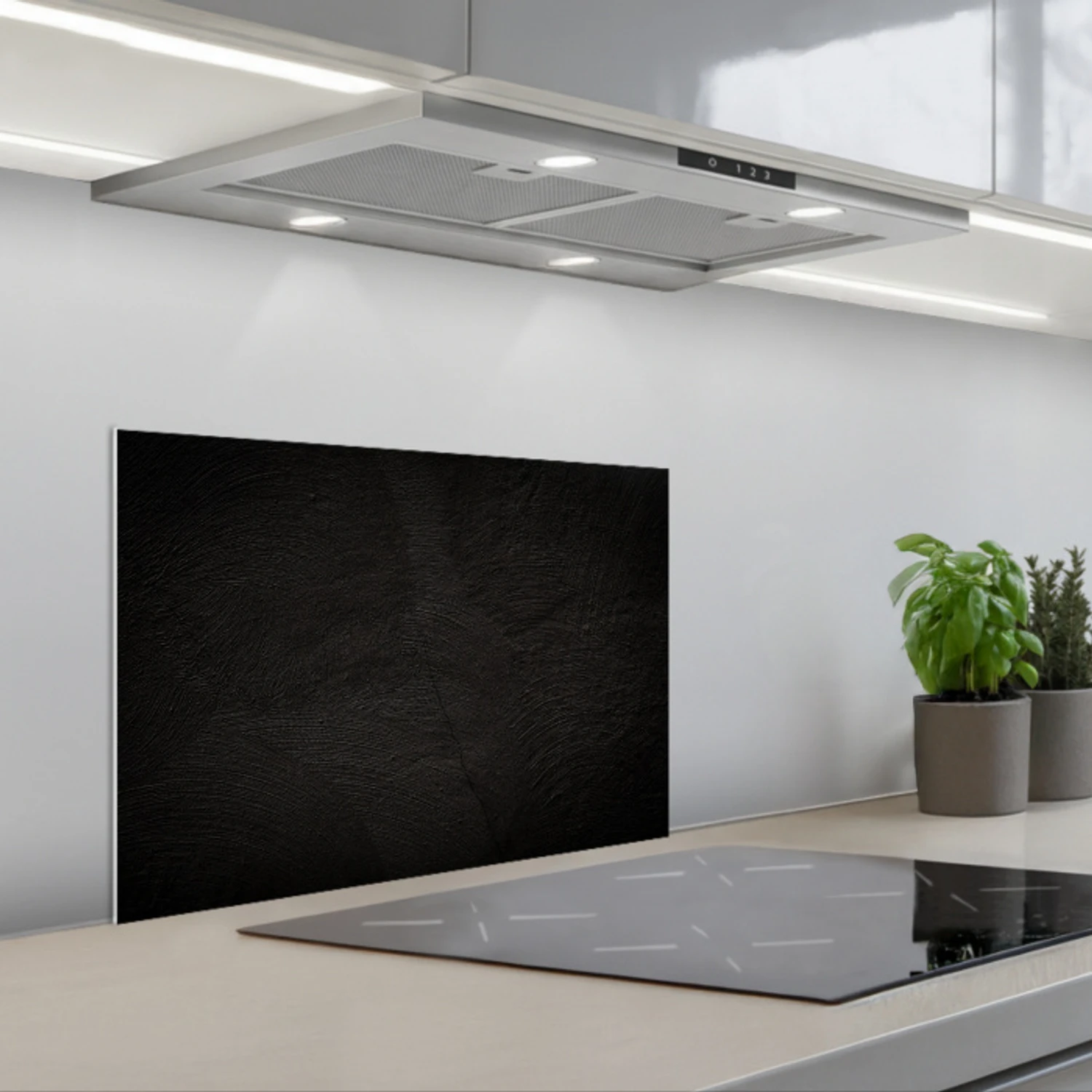 Duistere Cirkels keuken achterwand spatscherm klein -3d_schuin