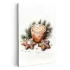 Koffie - Koek - Winter - Art KitchenYeah - Keuken - Canvas klein -3d