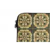 Ornament - Patroon - Groen laptophoes neopreen klein 279 -detail