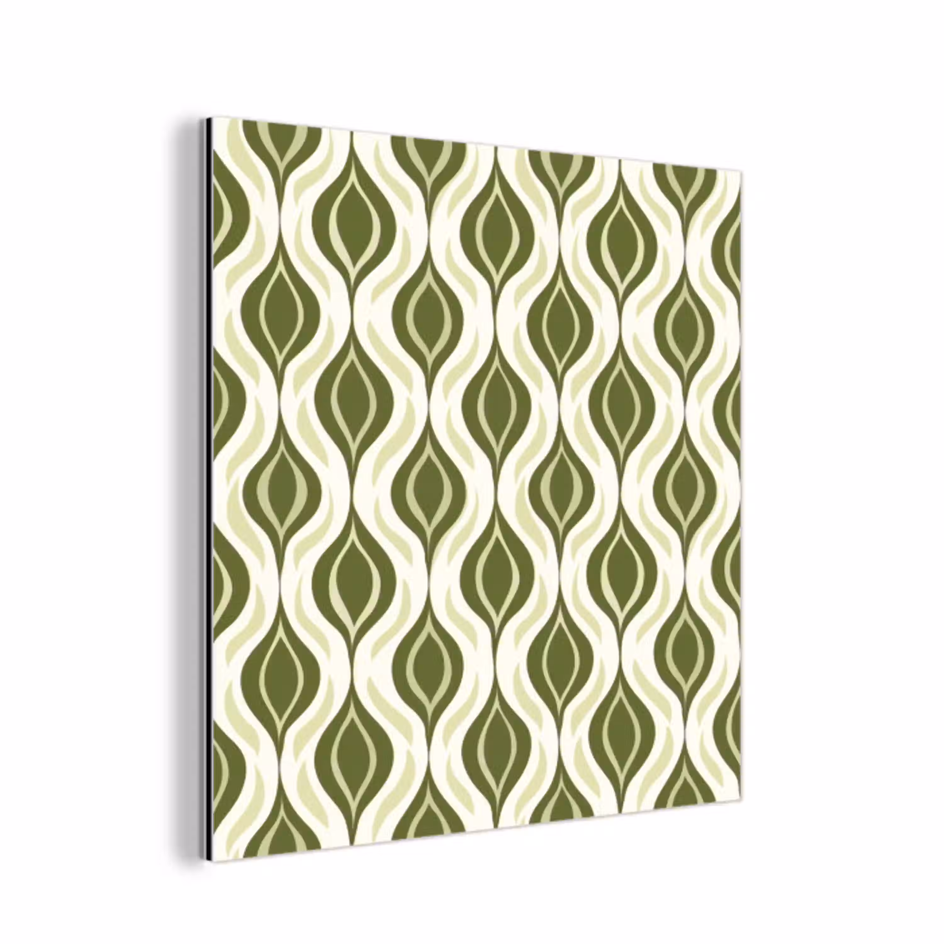 Patroon - Retro - Groen aluminium wit klein 46 -3d