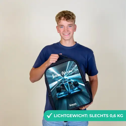 Blazing blue Rugzak - Zwart middel -sfeer7_NL