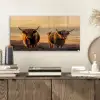 Schotse hooglanders - Heide - Landschap - Dieren plexiglas 5mm klein -sfeer1