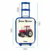 Tractor - Getekend - Rood Kinderkoffer - Blauw klein -productfoto_formaten