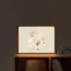 Jongen - Beige - Minimalistisch - Voetbal Light Box met batterij (Wandlamp kind) middel -sfeer1_kind