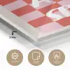 Hot - Spicy - Geruit - Rood plexiglas 5mm klein -sfeer2