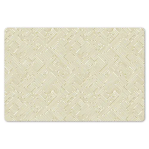 Geometrisch - Lijnen - Groen Placemat vinyl groot 368 -zzsfeer1_Kitchenyeah-website