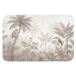 Jungle - Dieren - Palmbomen Badmat klein -3d