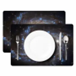Kosmos - Sterrenstelsel - Donker Placemat vinyl groot -zzsfeer2_Kitchenyeah-website