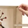 Gewei - Kerst - Rendier - Rood Light Box met batterij (Wandlamp) middel -USP_websiteprintNL