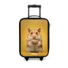 Hamster - Walnoot - Dier Kinderkoffer - Zwart klein -3d