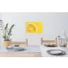 Citroen - Geel - Zonnig Muursticker klein -eettafel