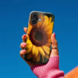 Geel - Zonnebloem - Zomers Toughcase MagSafe Apple iPhone 17 klein -Sfeer1V