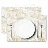 Marmer - Wit - Expressief - Goudaccenten Placemat vinyl groot 368 -zzsfeer2_Kitchenyeah-website