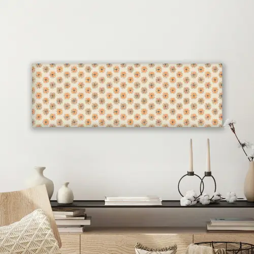 Madelief - Patroon - Oranje canvas 2cm klein 828 -sfeer6