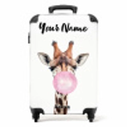 Kauwende Kobus NBS - Handbagage koffer - Kinderen Unisex middel -productfoto_recht
