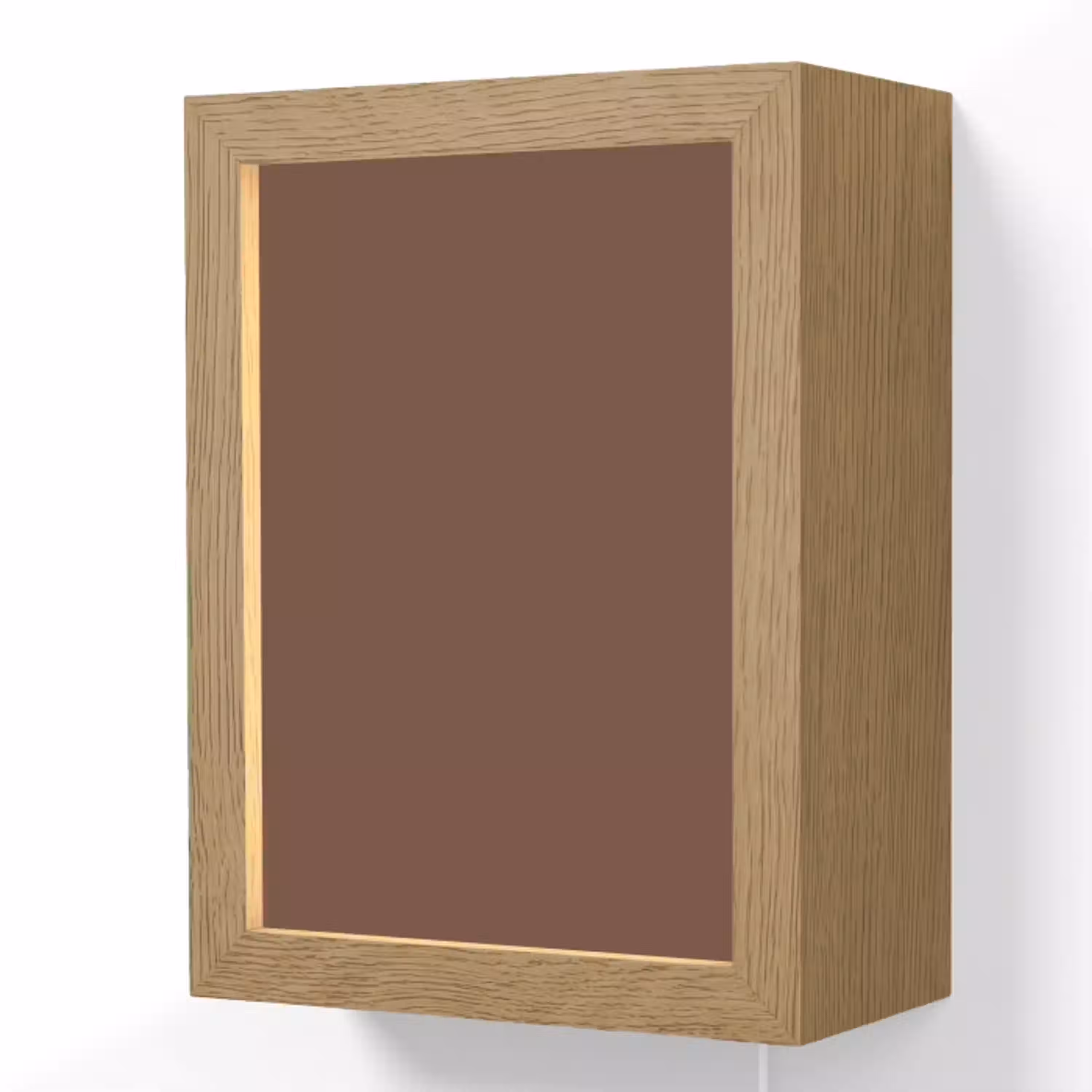 Deep - Clay - Brown - Bruin Light Box met kabel (Wandlamp) klein 929 -3d