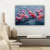Bloesem - Bloem - Roze - Tak canvas 2cm klein -sfeer6