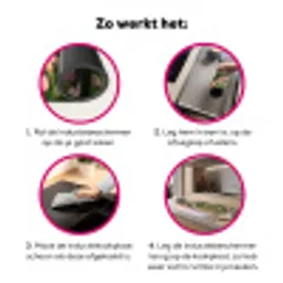 Tulpen - Landschap - Roze Inductie beschermer vinyl 3mm klein -wsfeer9_website