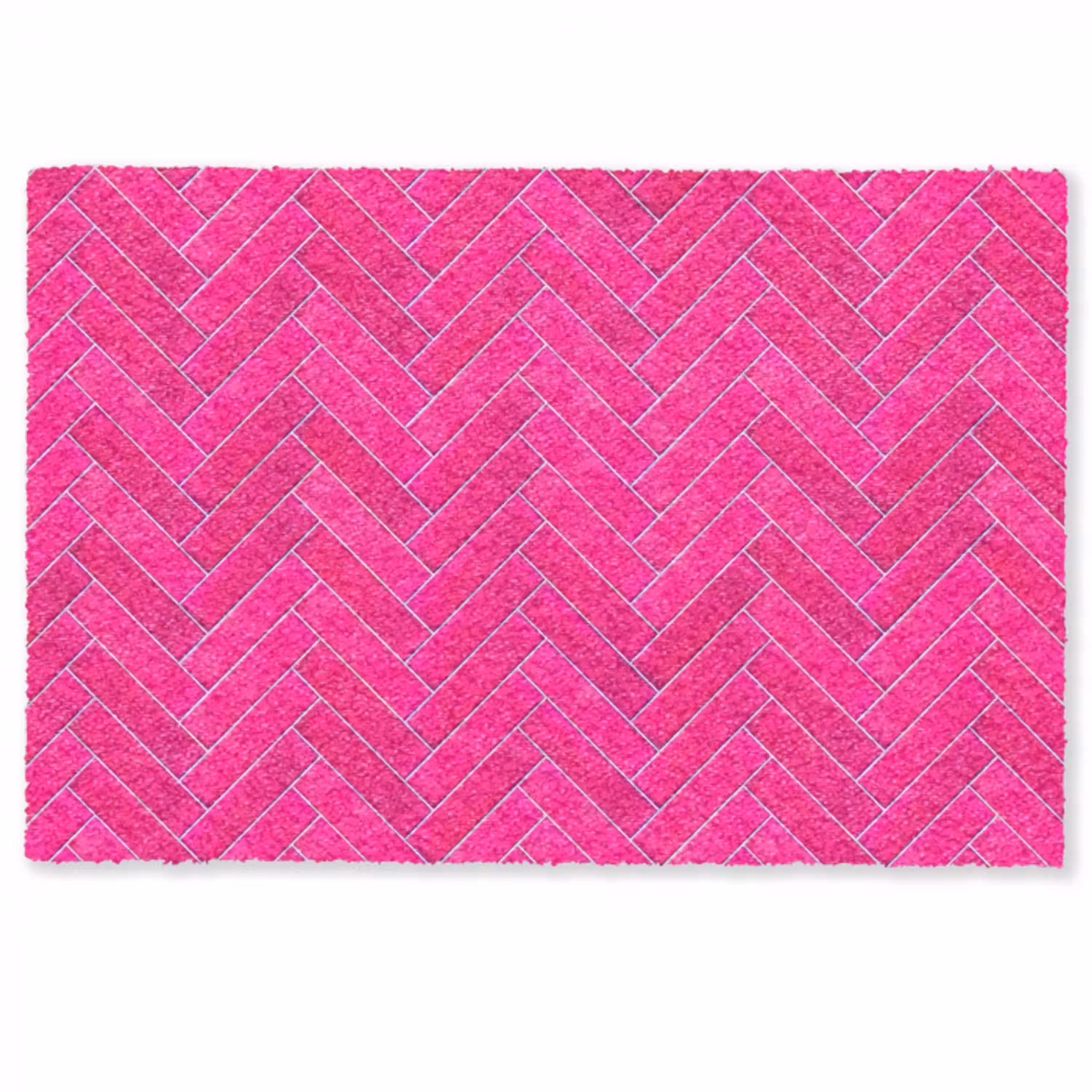Visgraat - Wandtegel - Fuchsia - Roze Deurmat klein 898 -zkaufland3d