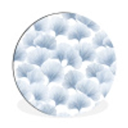 Waaier - Modern - Blauw Wandcirkel aluminium klein 190 -3d