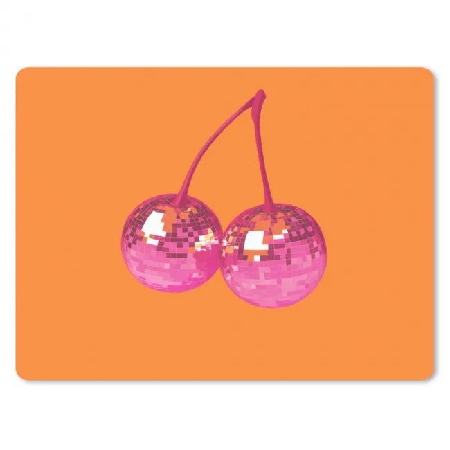 Muismat - Discoballen - Kers - Spiegels - Roze