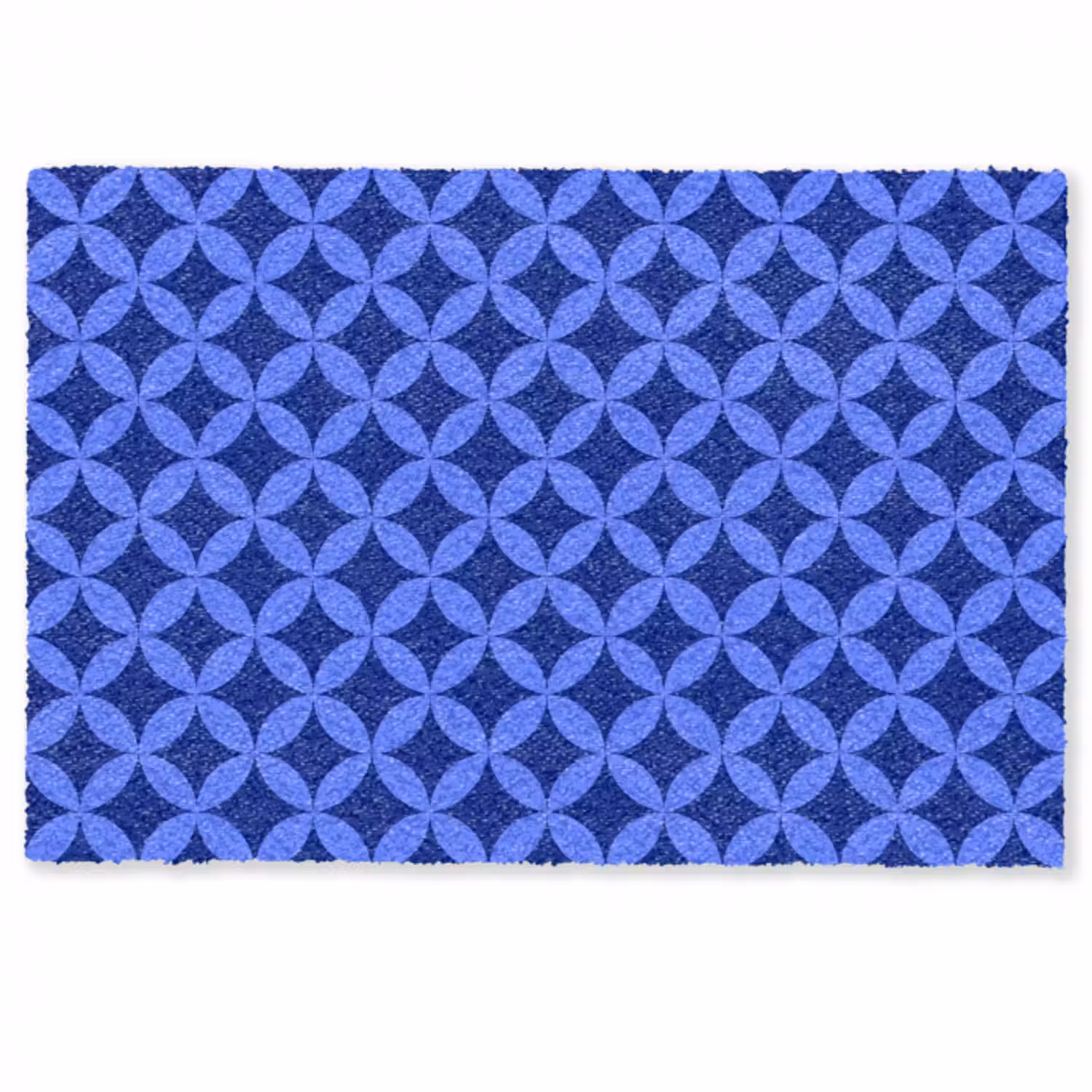 Fußmatte - Muster - Blau