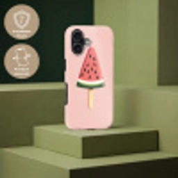 Watermeloen - Ijsje - Pitjes - Rood Toughcase MagSafe Apple iPhone 17 klein -USP_PrintM_DE