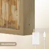 Graffiti - Kunst - Vleugels - Street art - Banksy Style Light Box met batterij (Wandlamp) middel -USP_websiteoplaadbaarNL