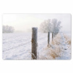 Hek - Sneeuw - Mist - Platteland - Nostalgisch Placemat vinyl groot -zzsfeer1_Kitchenyeah-website