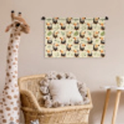 Toekans - Exotisch - Kleurrijk Wandkleed katoen klein 269 -wsfeer5_kind