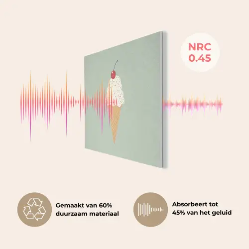 Illustratie - Ijsje - Spikkels - Kers PET vilt klein -USP_NL
