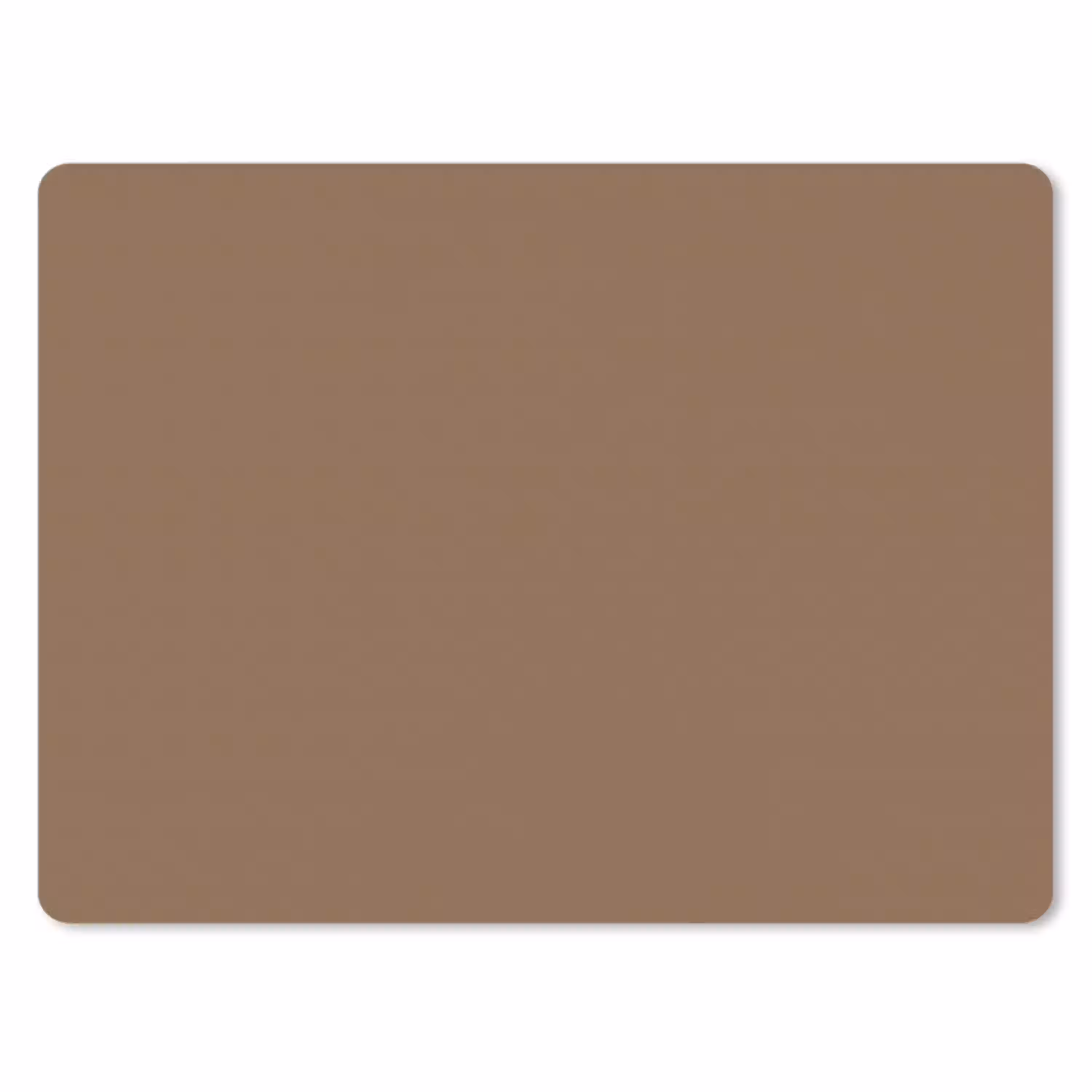 Soft - Walnut - Bruin muismat rubber klein 262 -3d