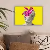 Buste - Slangen - Geel canvas 2cm klein -sfeer1