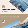 Strand - Schild - Water - Blauw Inductie beschemer met haakjes middel -ky-schoon-nl
