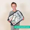 Jungle in Lichte Kleuren Kinderkoffer - Zwart klein -sfeer4_NL