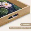 Glasstukjes - Leliebladeren - Vis - Oranje Dienblad Rechthoek middel -USP_HandgreepNL